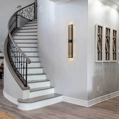 Crystalline LED Indoor Outdoor Wall Sconce