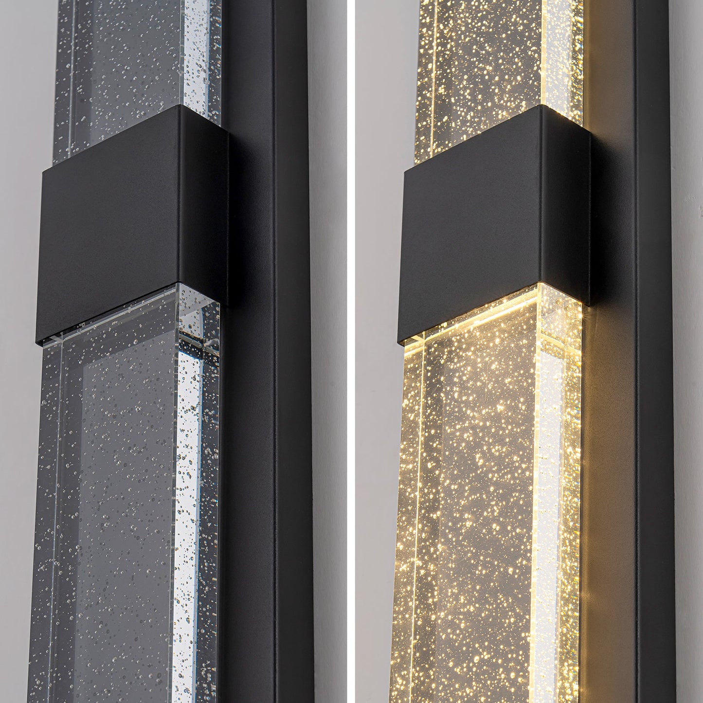 Crystalline LED Indoor Outdoor Wall Sconce