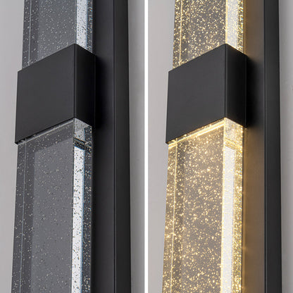 Crystalline LED Indoor Outdoor Wall Sconce