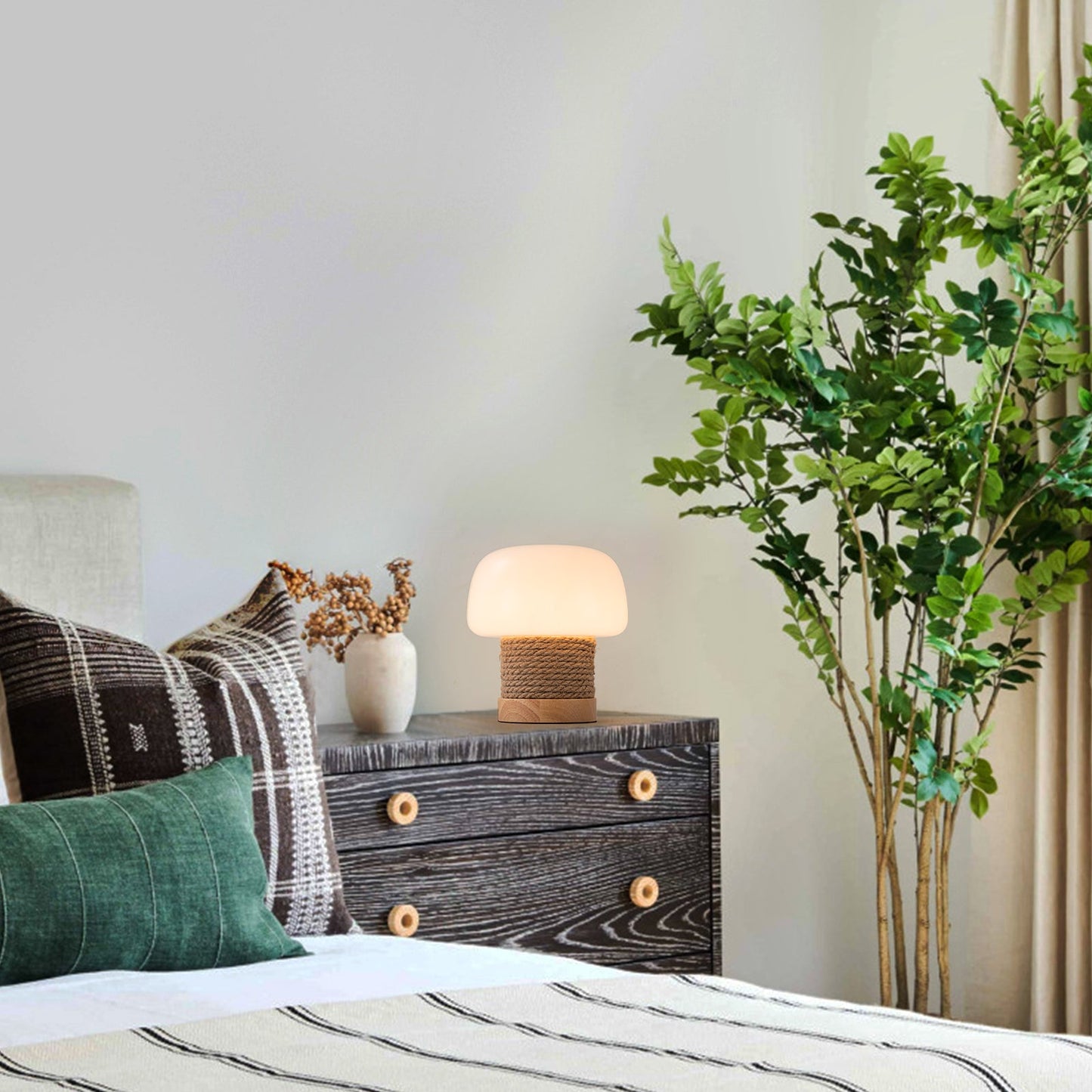 Forest Glow Mushroom Table Lamp