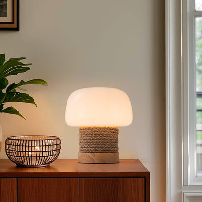 Forest Glow Mushroom Table Lamp