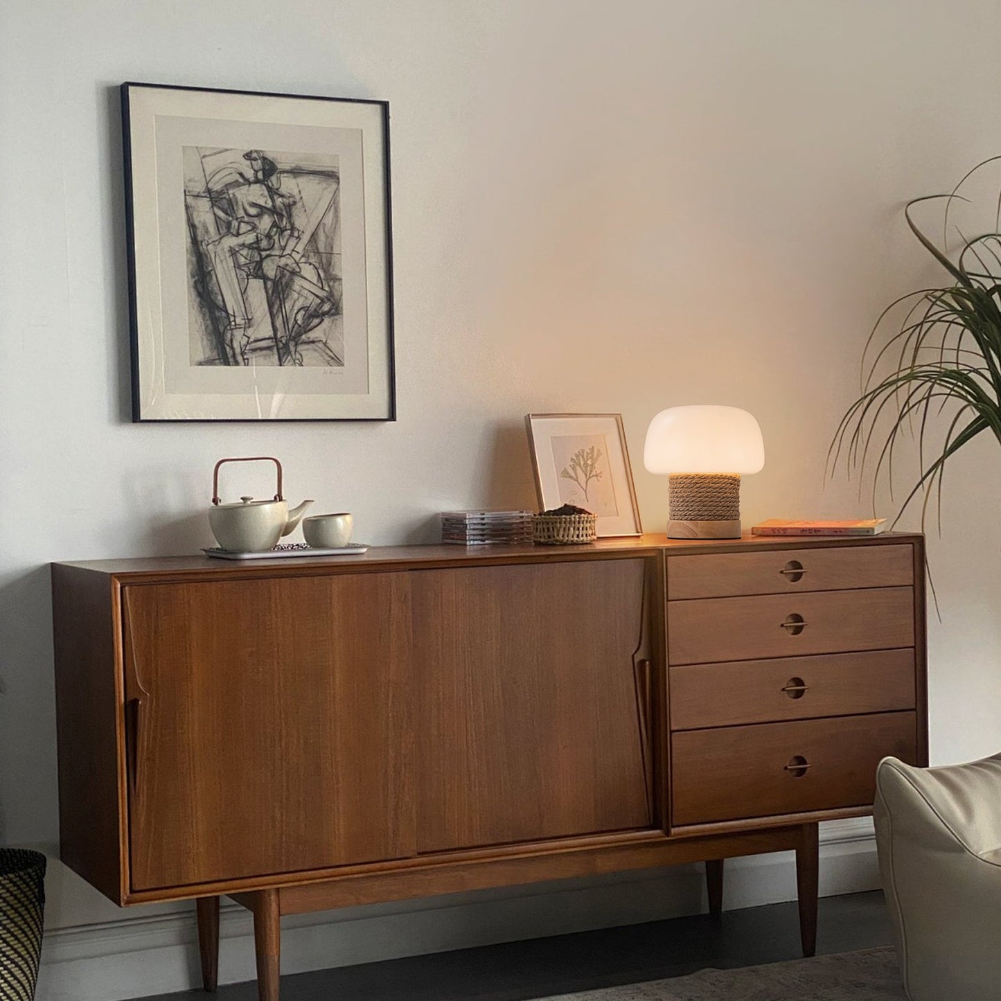 Forest Glow Mushroom Table Lamp