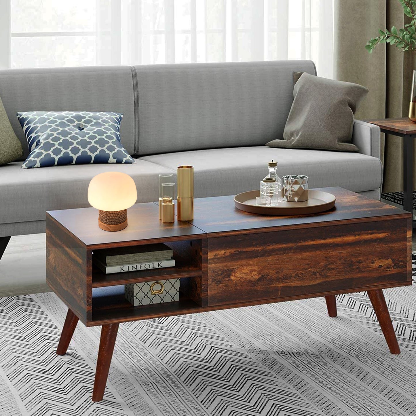 Forest Glow Mushroom Table Lamp