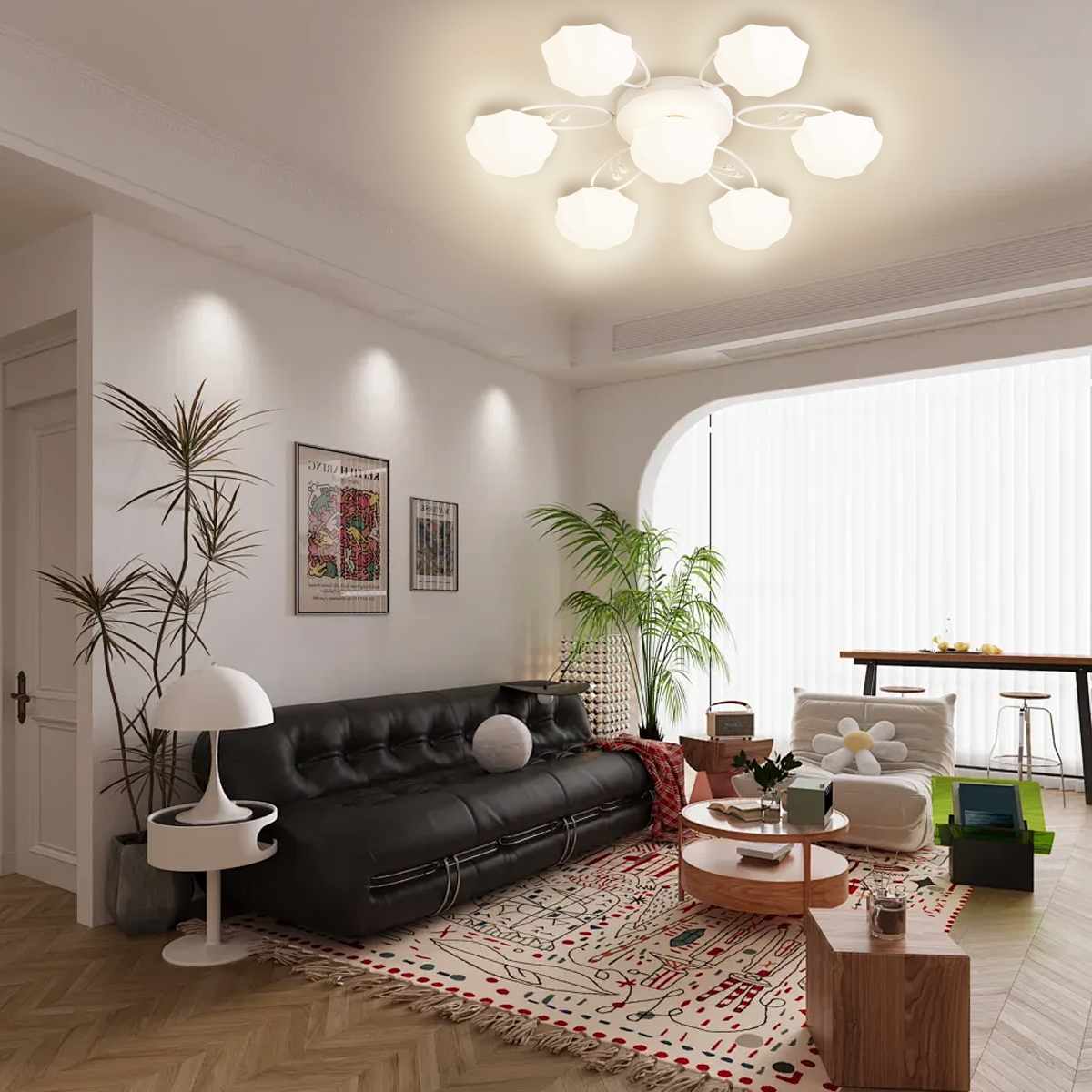 Modern Light Luxury French Bud Chandelier