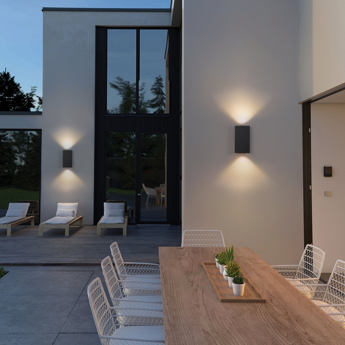 FloatBox LED Outdoor Wall Lantern