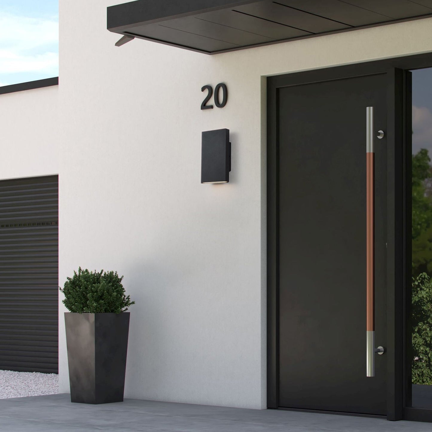 FloatBox LED Outdoor Wall Lantern