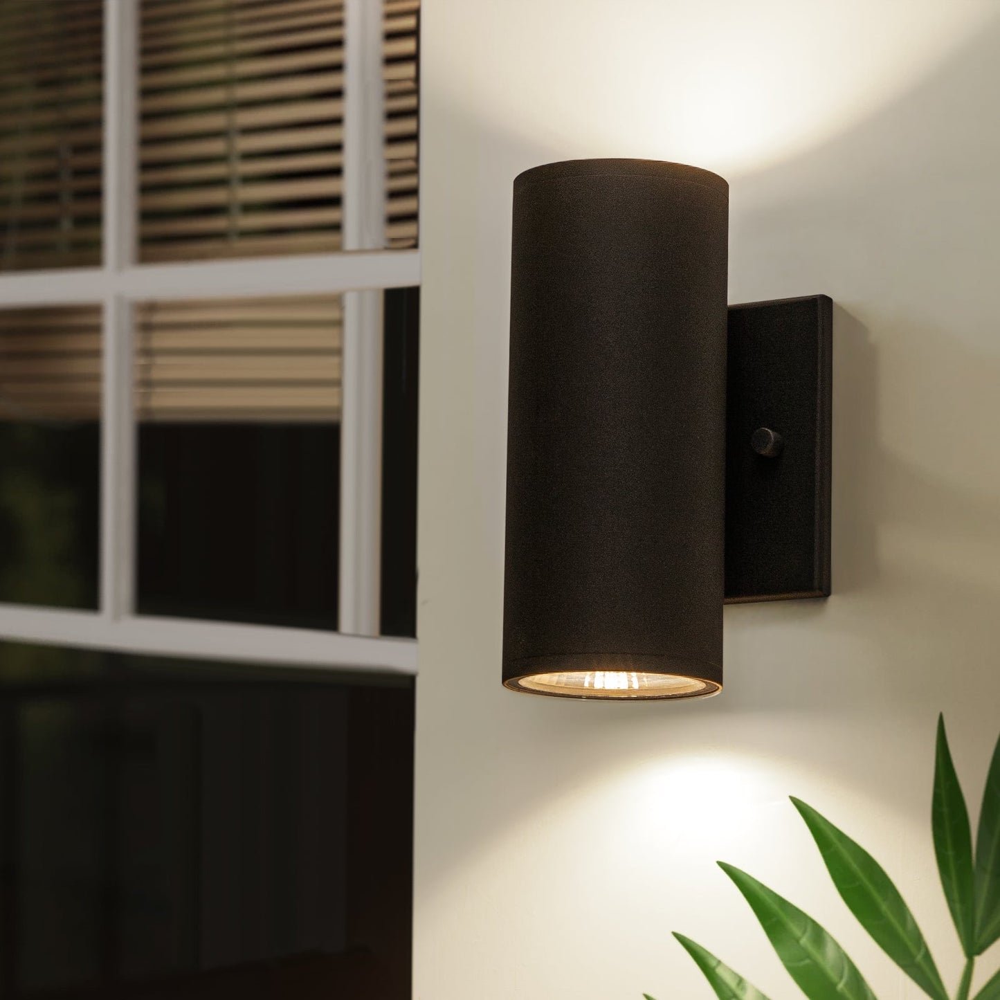 Lumen Tube LED Outdoor Wall Sconce
