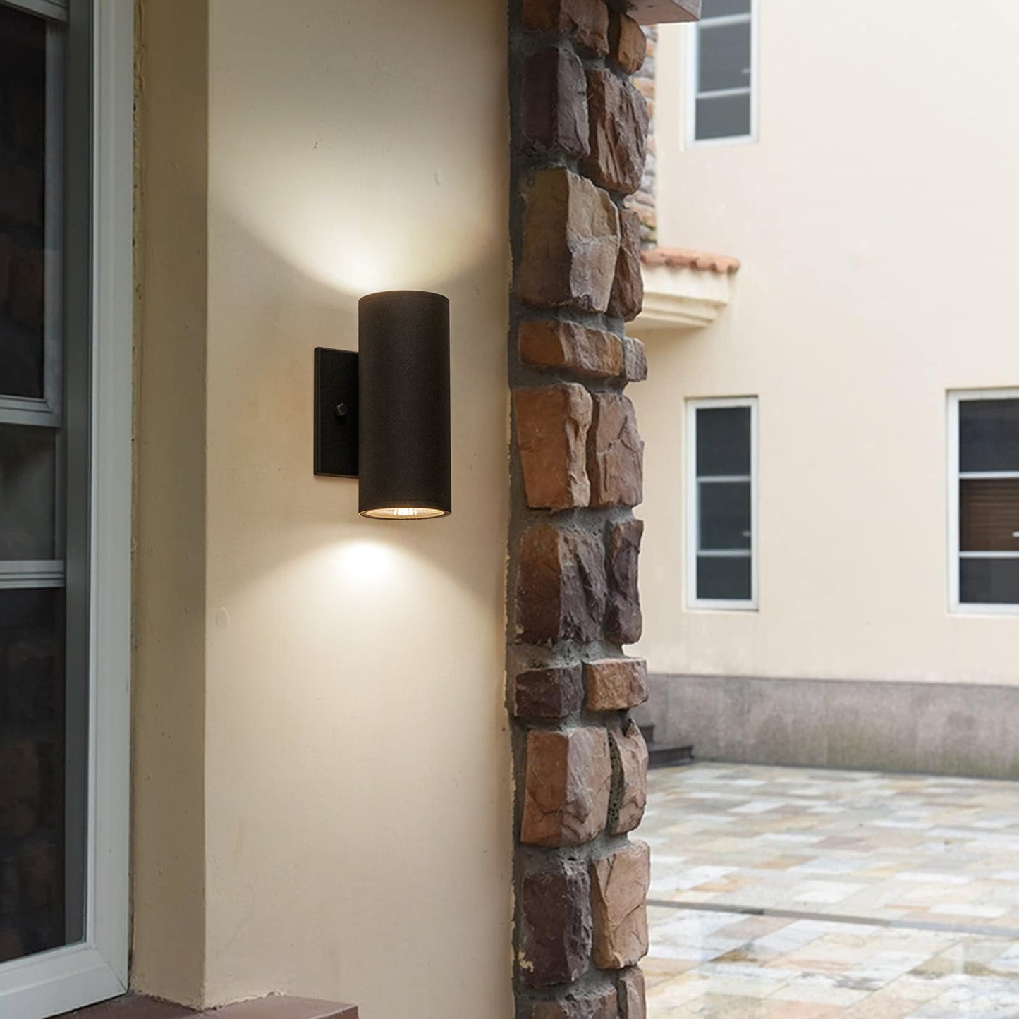 Lumen Tube LED Outdoor Wall Sconce