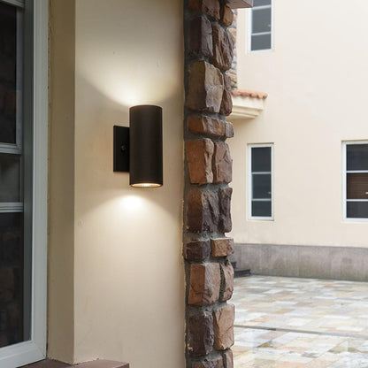 Lumen Tube LED Outdoor Wall Sconce