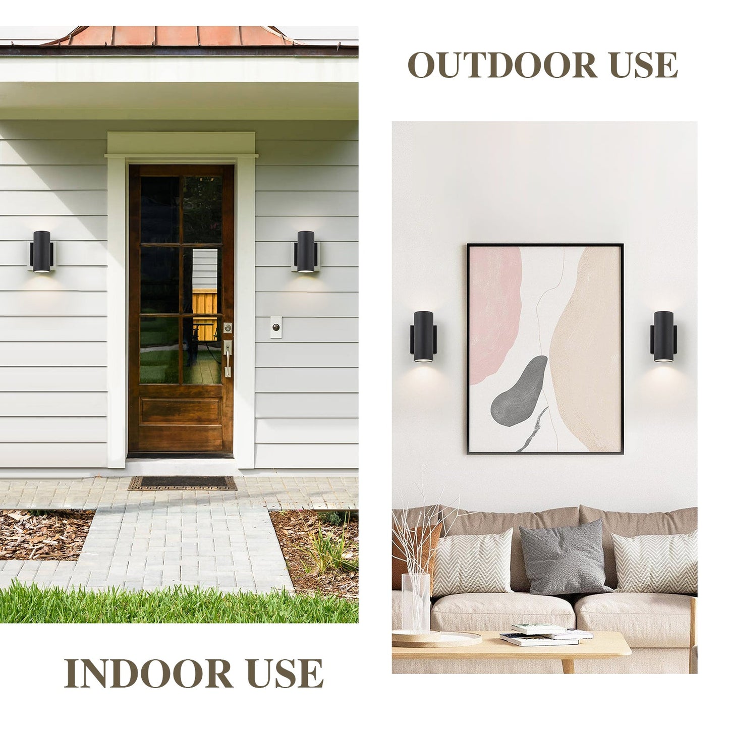 Lumen Tube LED Outdoor Wall Sconce