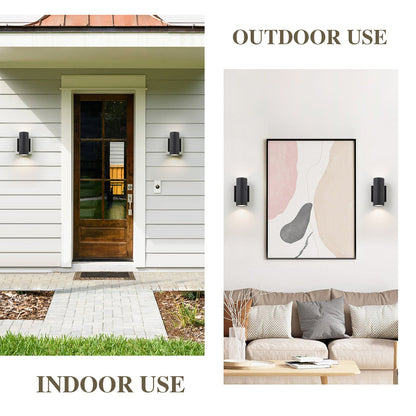 Lumen Tube LED Outdoor Wall Sconce