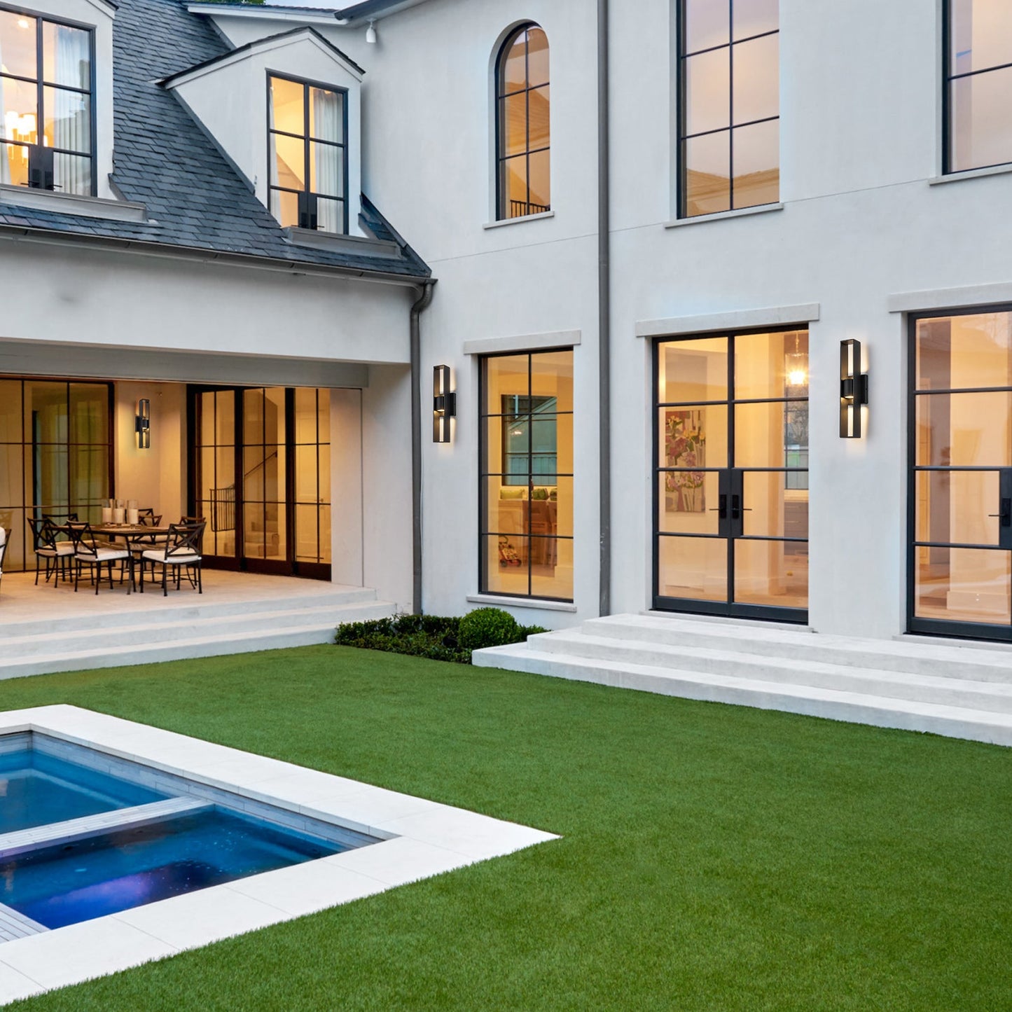 Hollowline LED Outdoor Wall Sconce