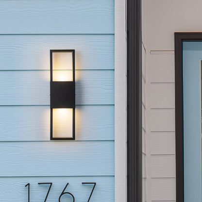 Rectilinear LED Outdoor Wall Sconce