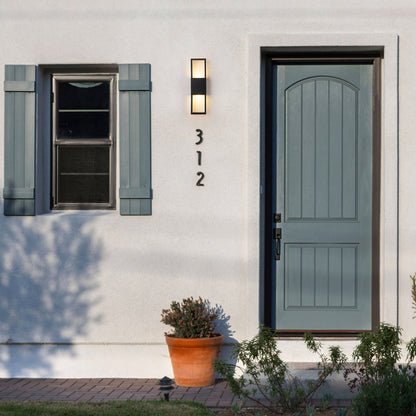 Rectilinear LED Outdoor Wall Sconce