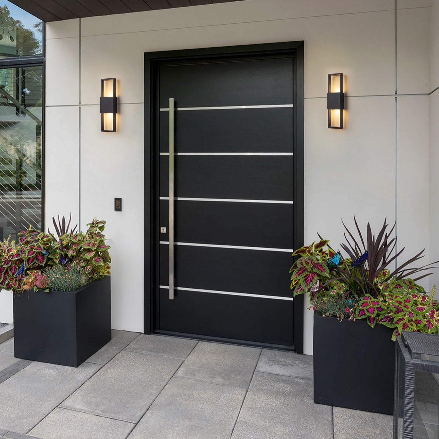 Rectilinear LED Outdoor Wall Sconce