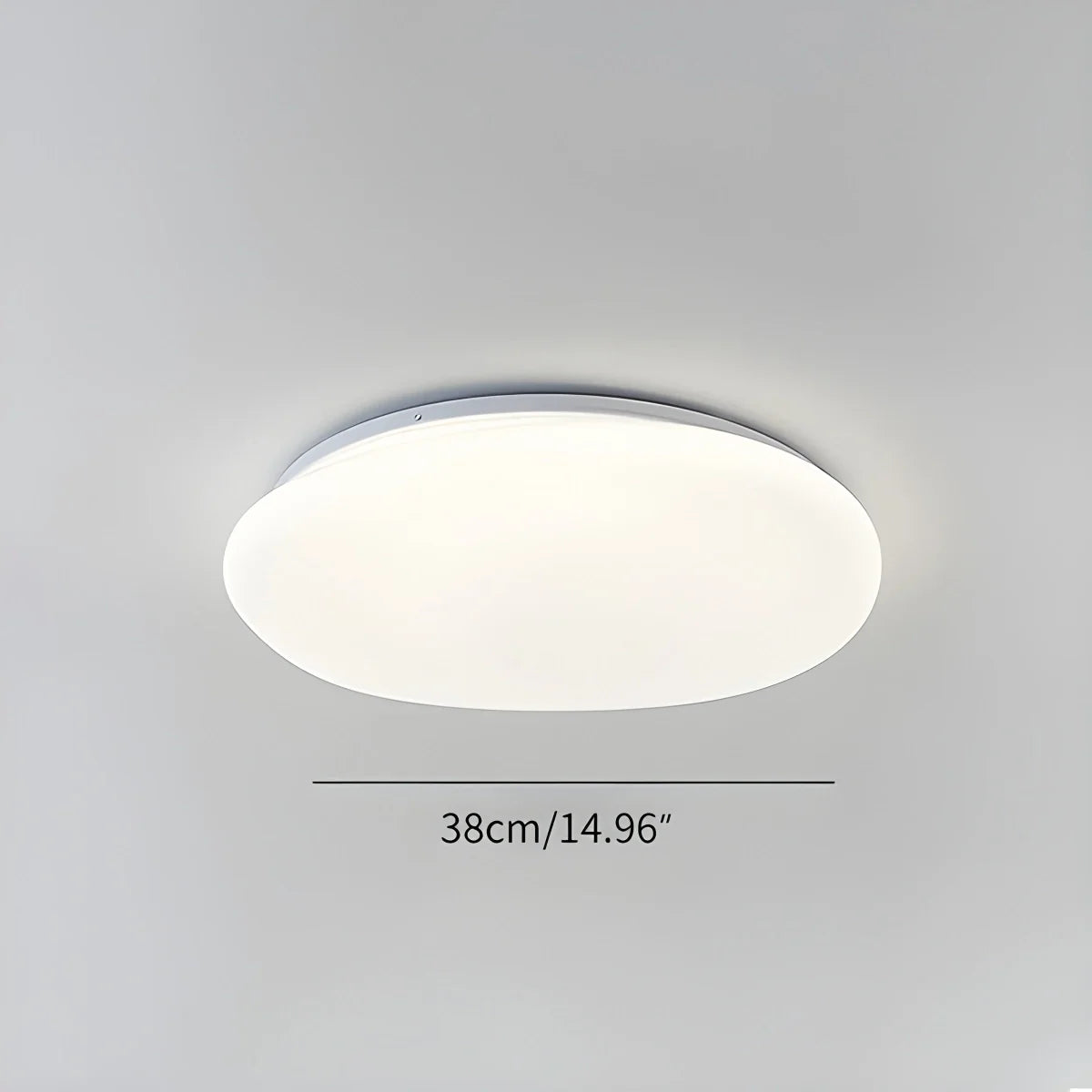 Modern White Marble Shaped Ceiling Lamp