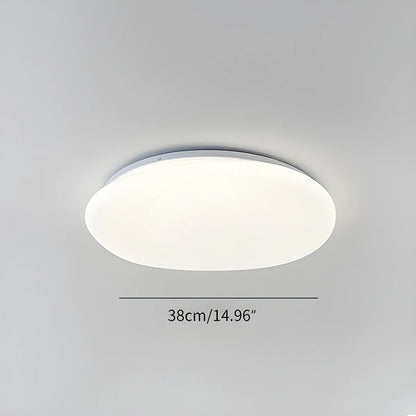 Modern White Marble Shaped Ceiling Lamp
