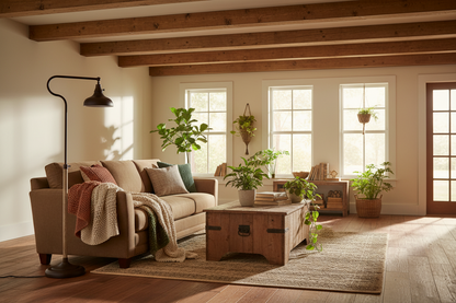 Classic Farmhouse Bronze Adjustable Floor Lamp