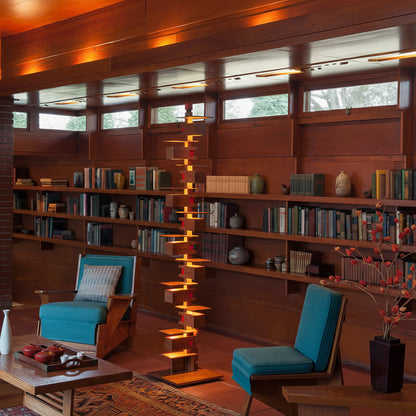 Taliesin Design Solid Wood Floor Lamp