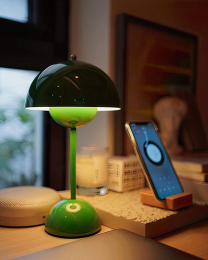 Semi-Circle Bedroom Table Lamp Portable