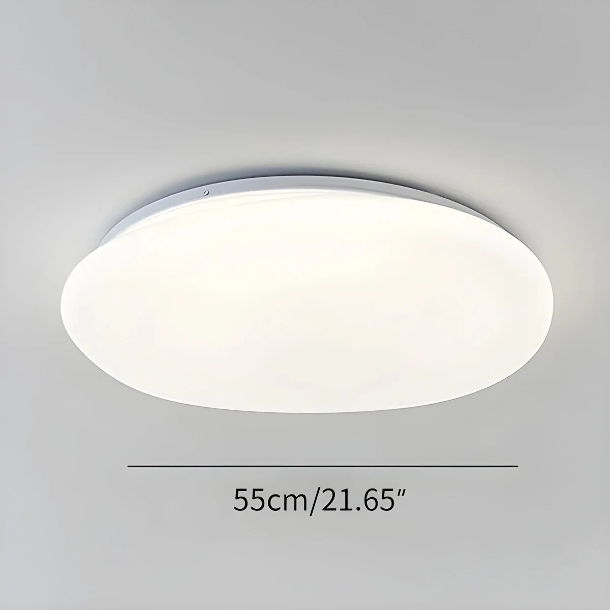 Modern White Marble Shaped Ceiling Lamp