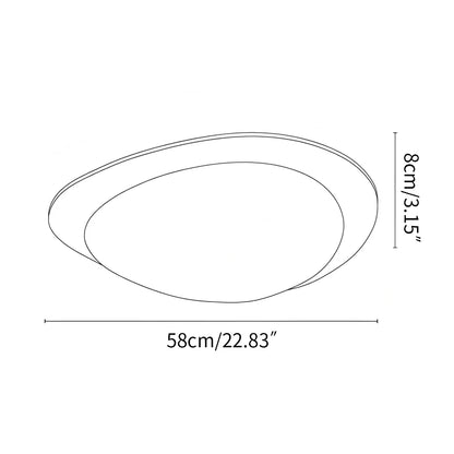 Pebblestone Bedroom Ceiling Light