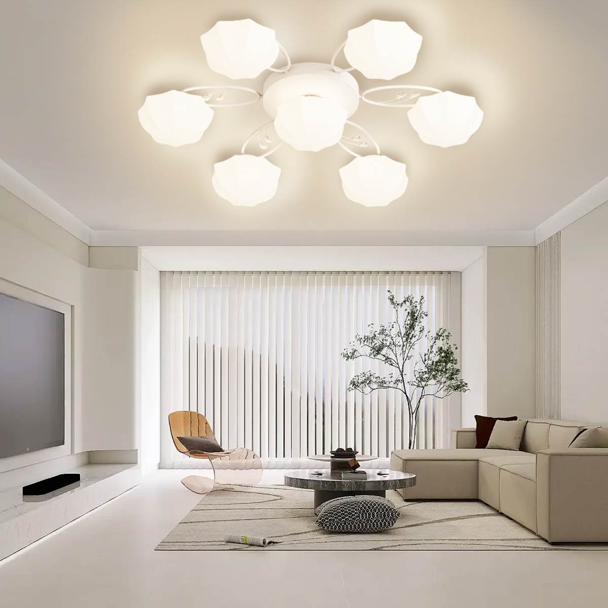 Modern Light Luxury French Bud Chandelier