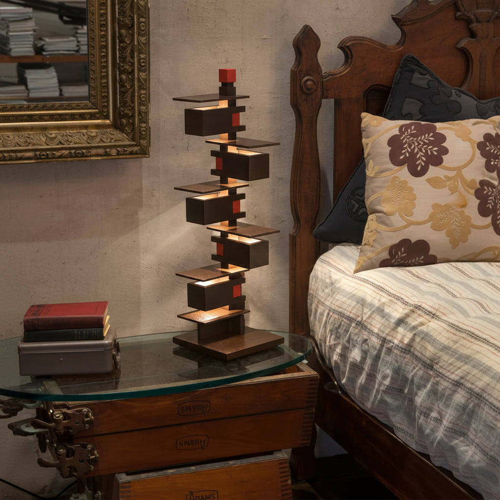 Taliesin Design Solid Wood Floor Lamp