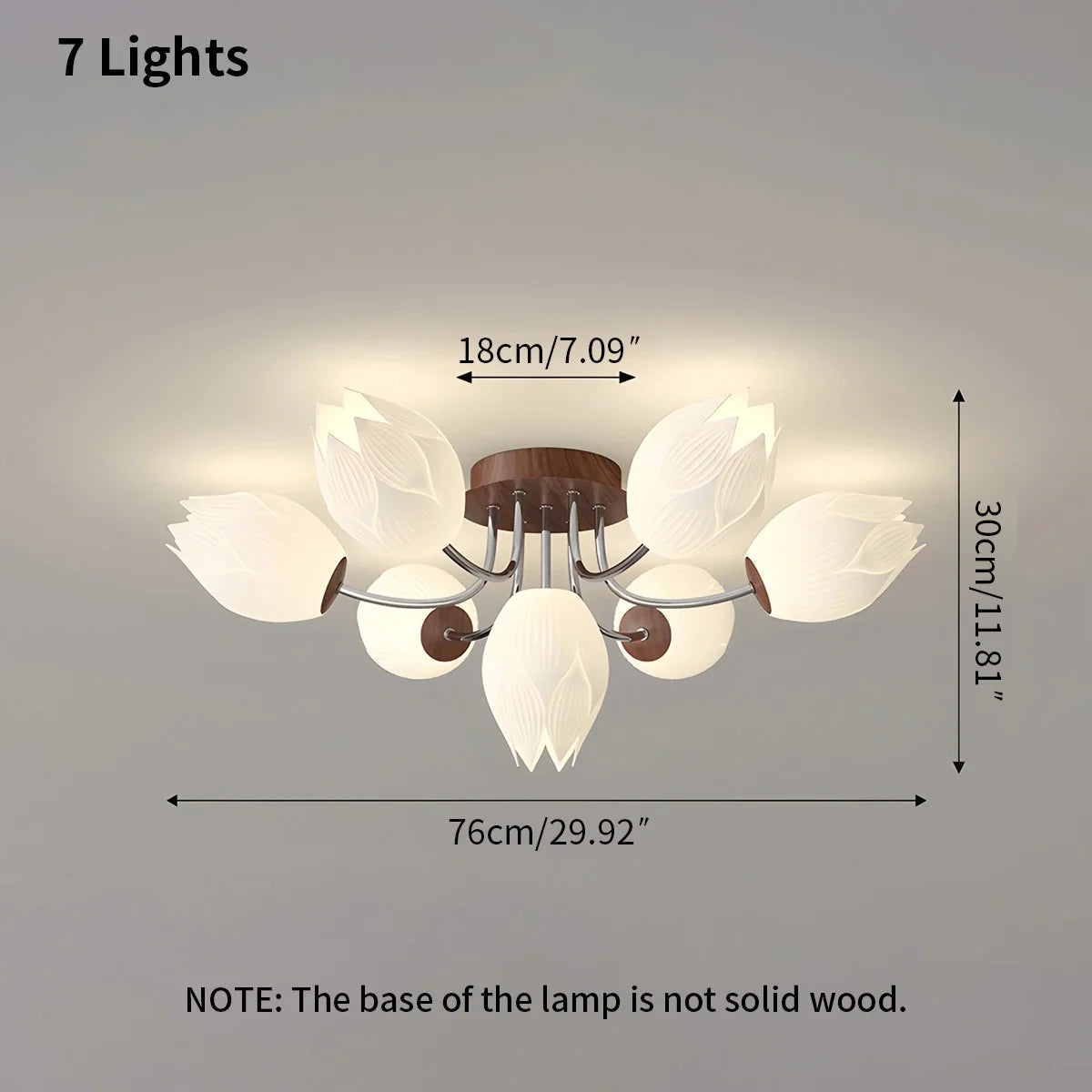 Floral Living Room Ceiling Lamp