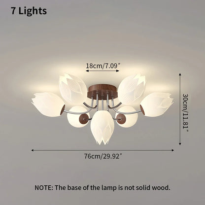 Floral Living Room Ceiling Lamp