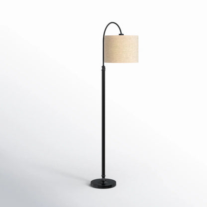 Farmhouse Antique Brass Arched Floor Lamp