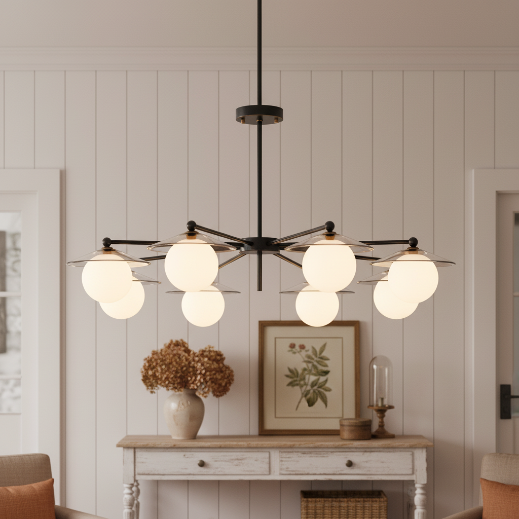Celestial Saucer Candelabrum Chandelier