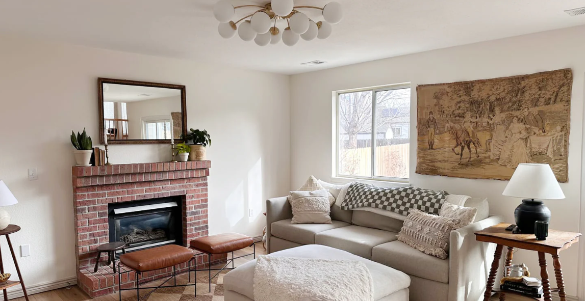 Brass 12-Light Convertible Semi Flush Mount & Pendant Chandelier