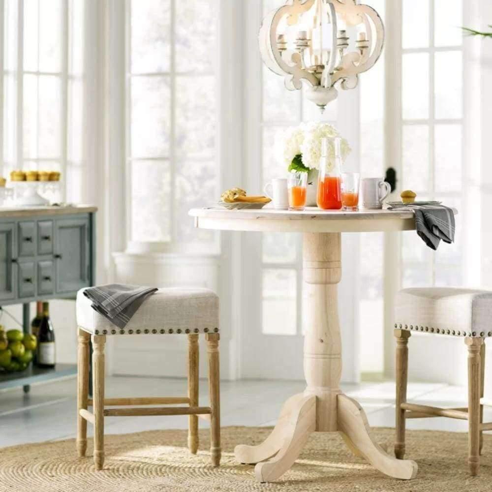 Lantern Antique White Chandelier