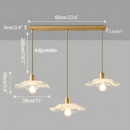 European Style Brass Glass Ceiling Lamp