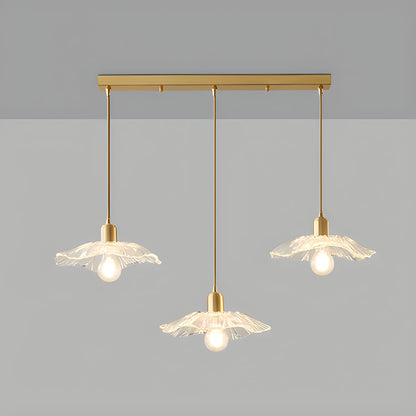 European Style Brass Glass Ceiling Lamp