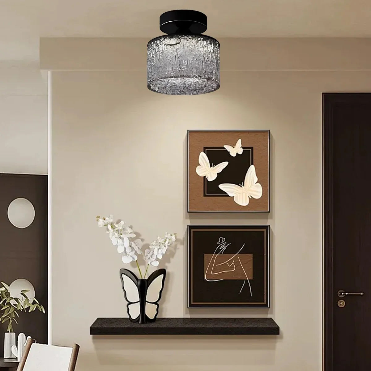 Modern Crystal Cup Ceiling Lamp