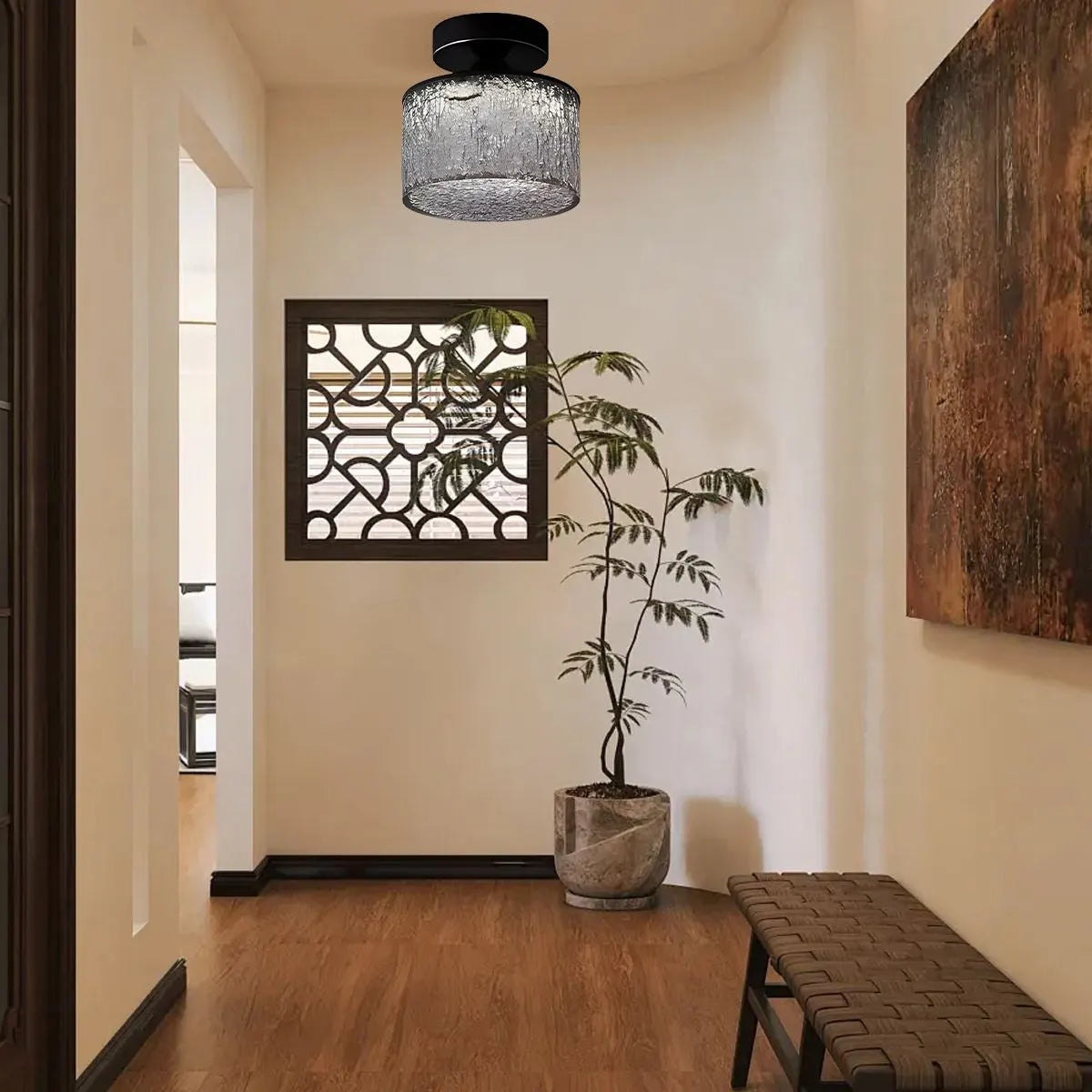 Modern Crystal Cup Ceiling Lamp