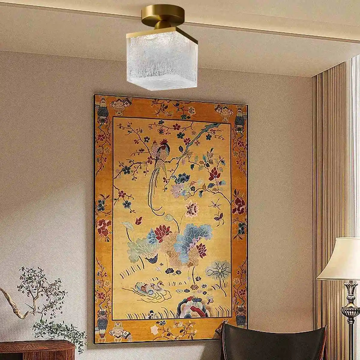 Modern Crystal Cup Ceiling Lamp