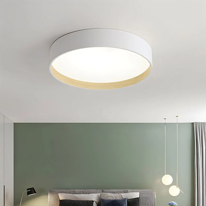 Modern Wood Grain Ceiling Lamp