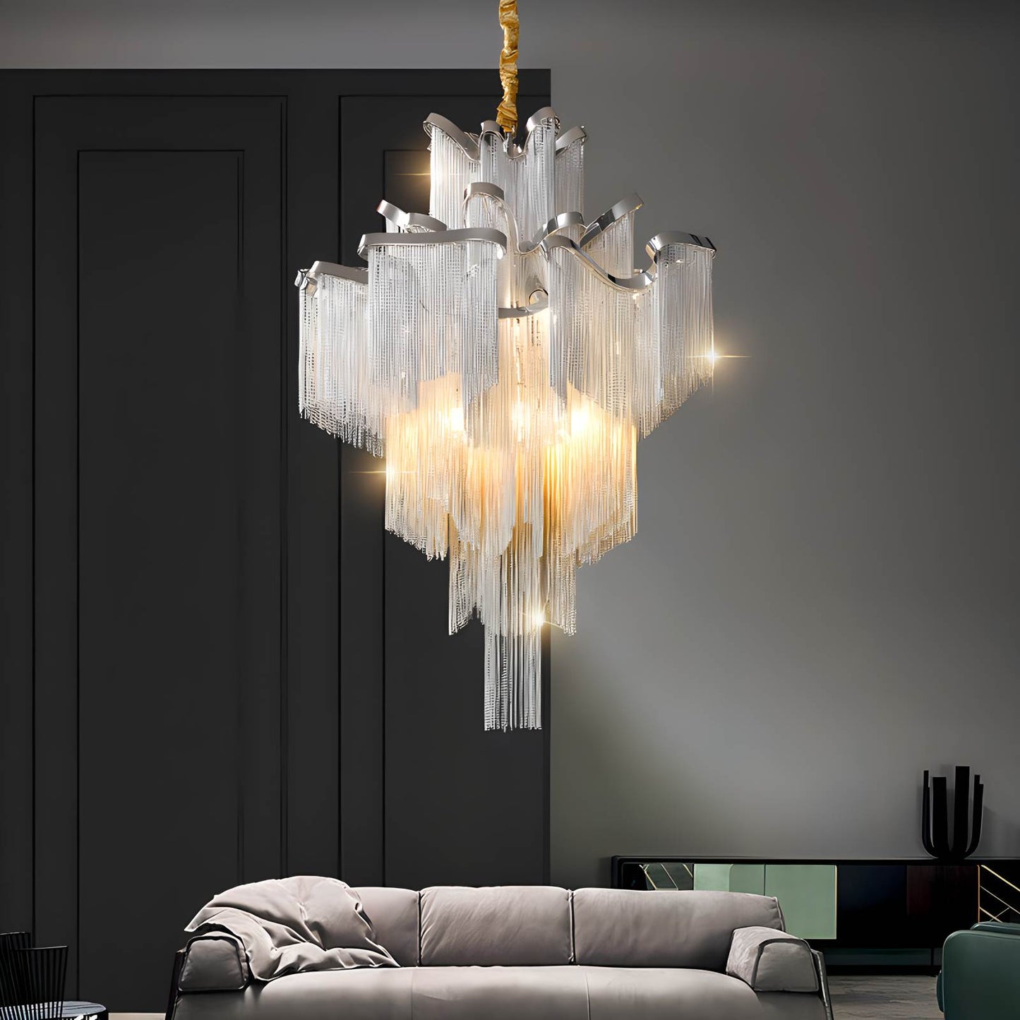 Light Luxury Living Room Chandelier