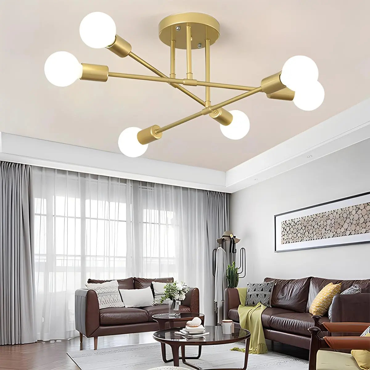 Modern Line Combination Ceiling Lamp