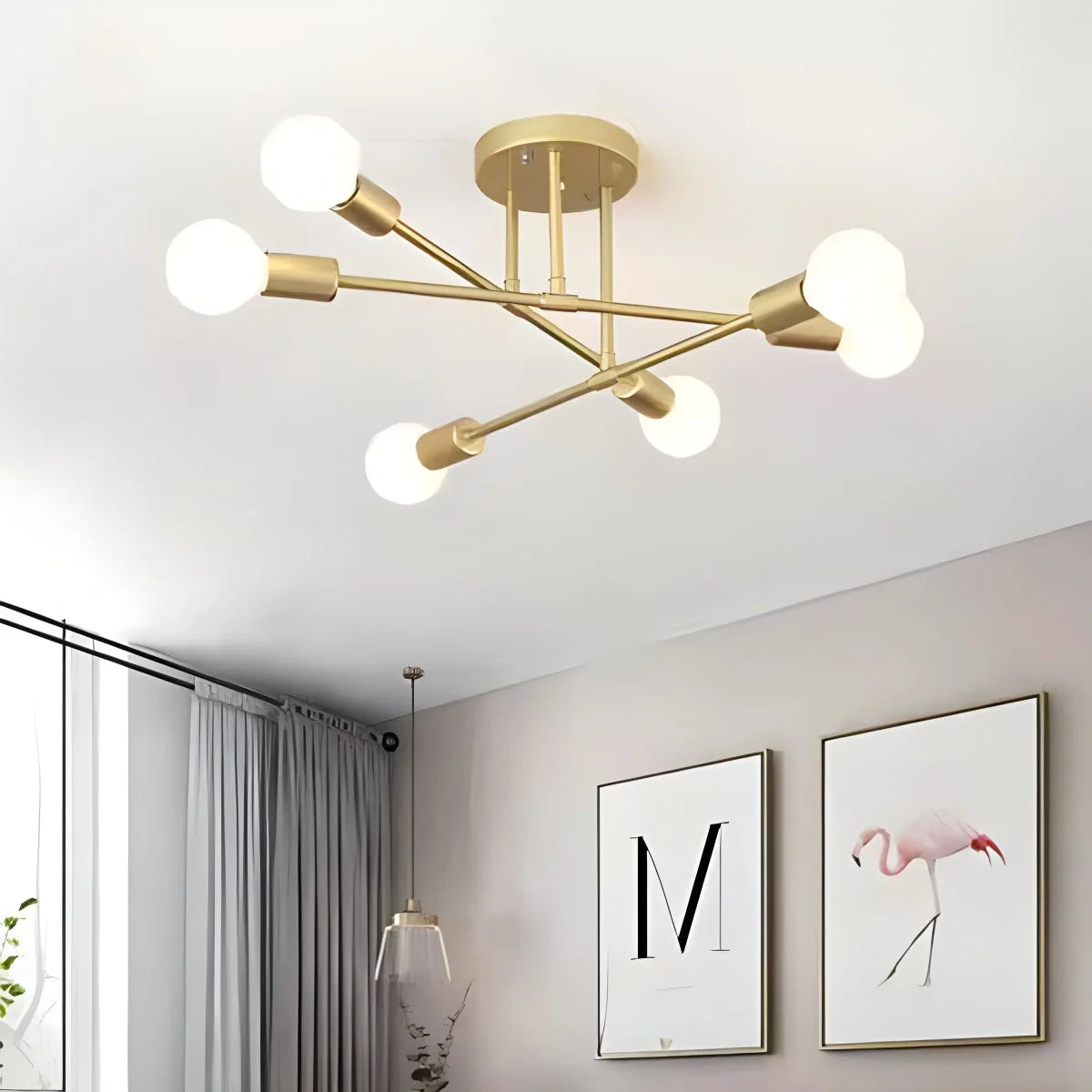 Modern Line Combination Ceiling Lamp