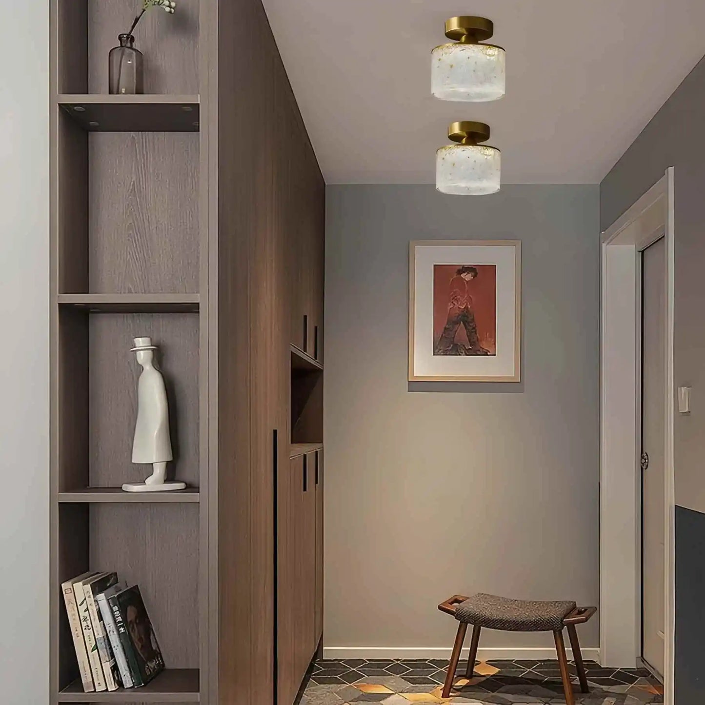 Modern Crystal Cup Ceiling Lamp