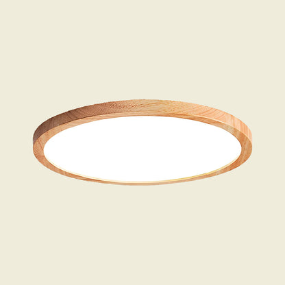 Modern Wooden Bedroom Ceiling Lamp