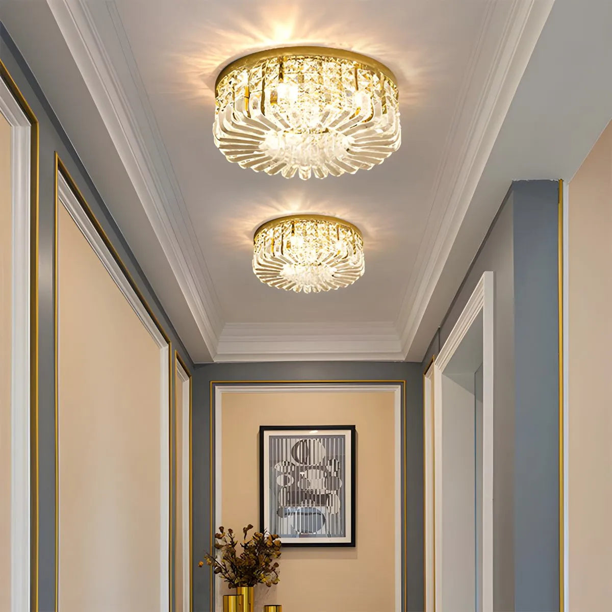 Modern Luxury Crystal Ceiling Lamp