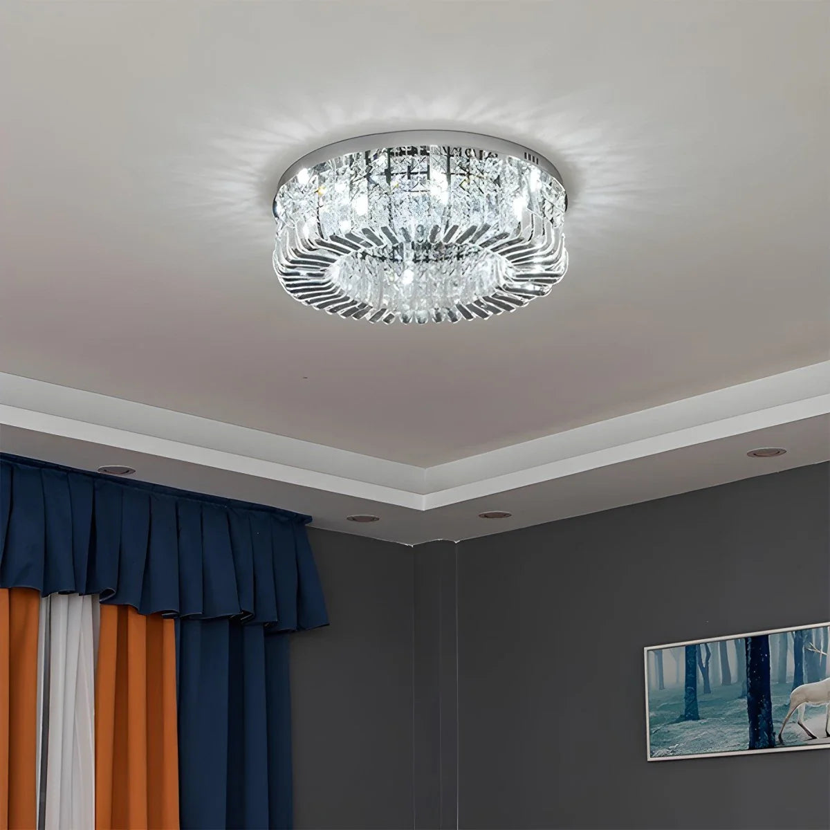 Modern Luxury Crystal Ceiling Lamp