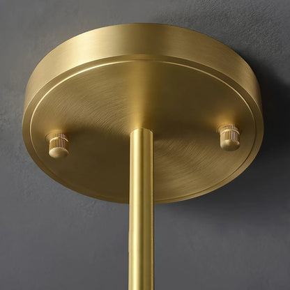 Peacock Blue Art Glass Chandelier