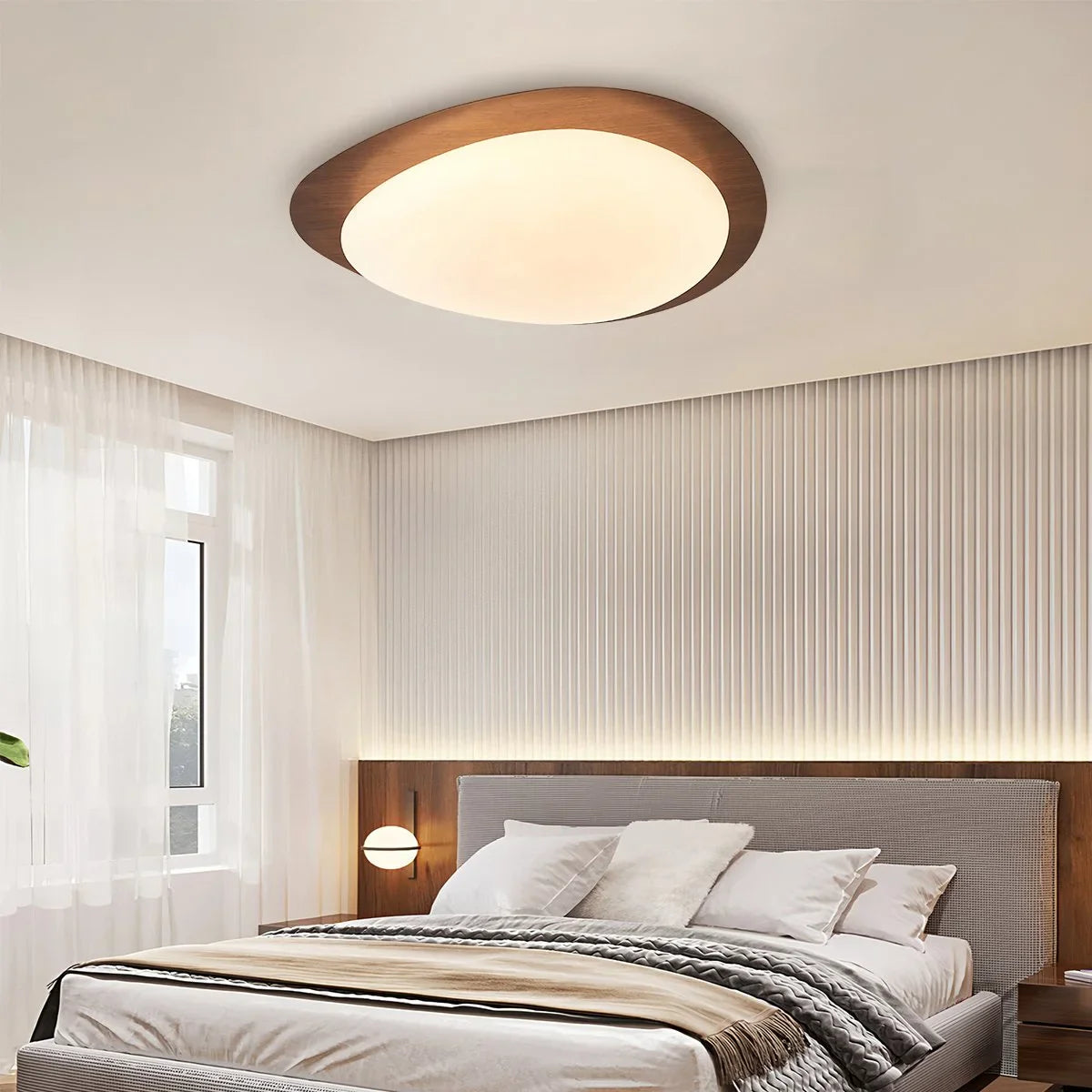 Pebblestone Bedroom Ceiling Light