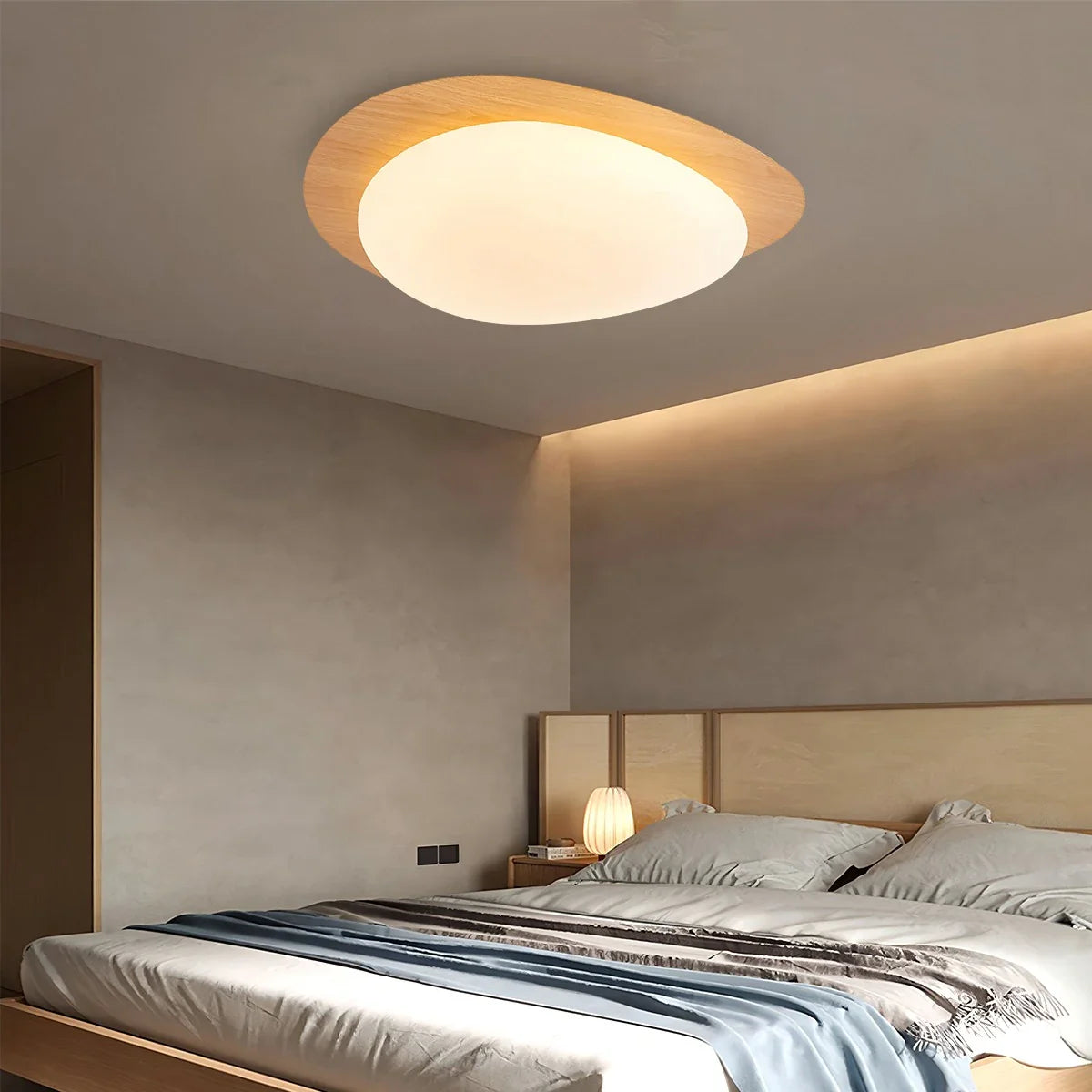 Pebblestone Bedroom Ceiling Light